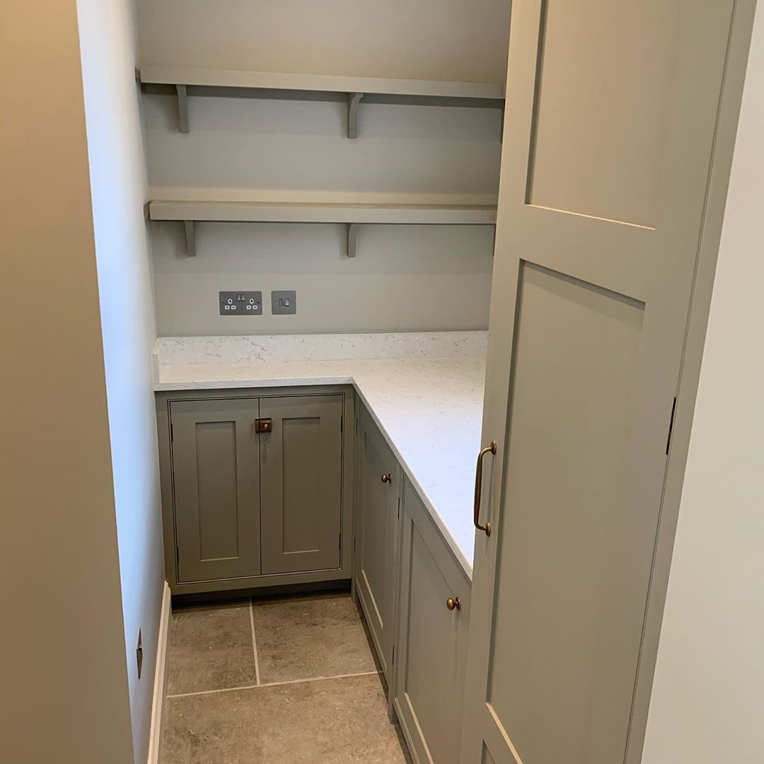 Utility room with purpose built storage